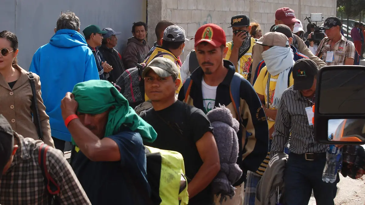 caravana de migrantes llegn a desayunador (5)